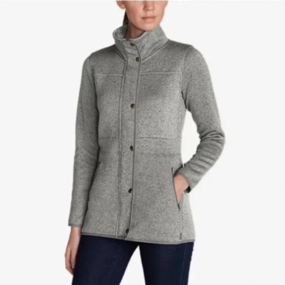 Eddie Bauer Womens Large Radiator Fleece Field Jacket CN - Picture 1 of 14